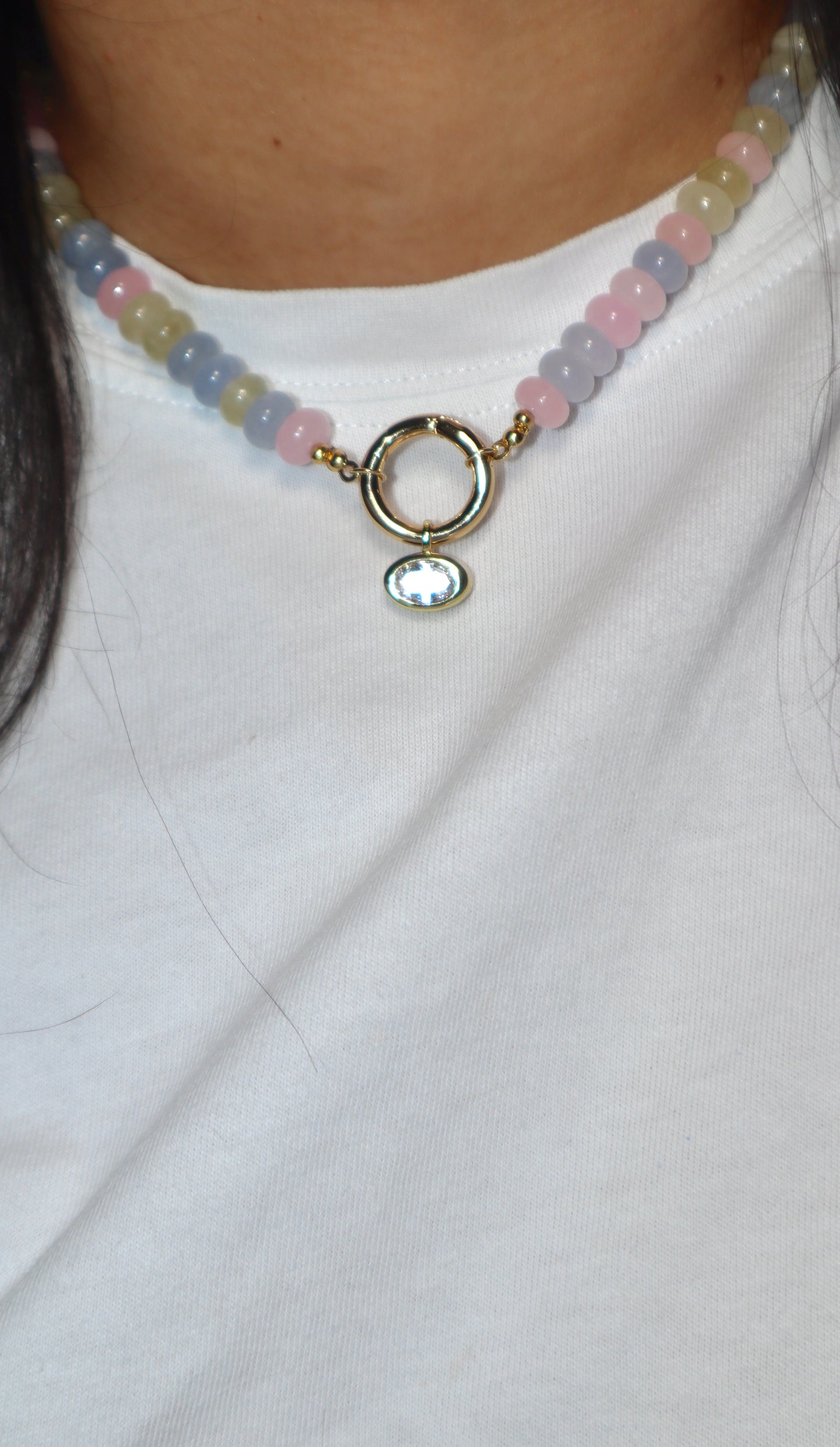Pastel Jade Necklace