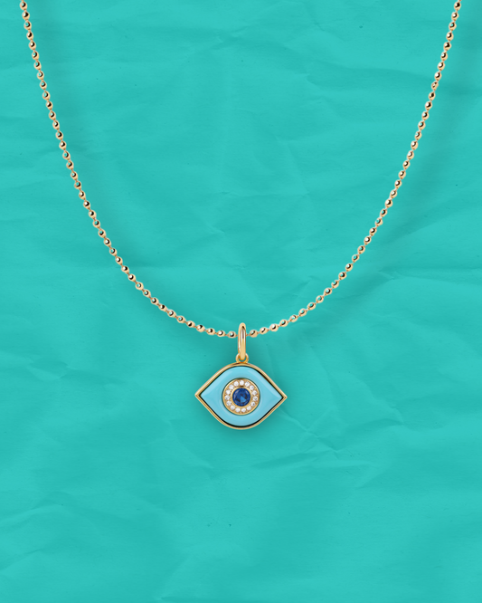 STONE EVIL EYE CHARM