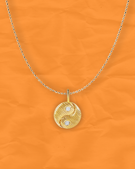 FLUTED YIN YANG CHARM