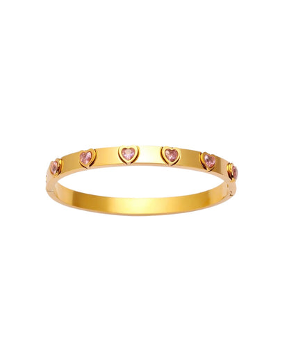 Bangle Corazoncito Rosa