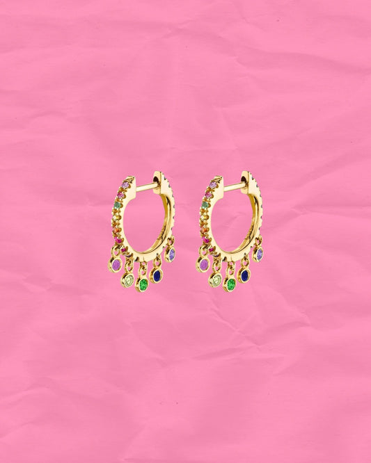 Burano Earrings Rainbow