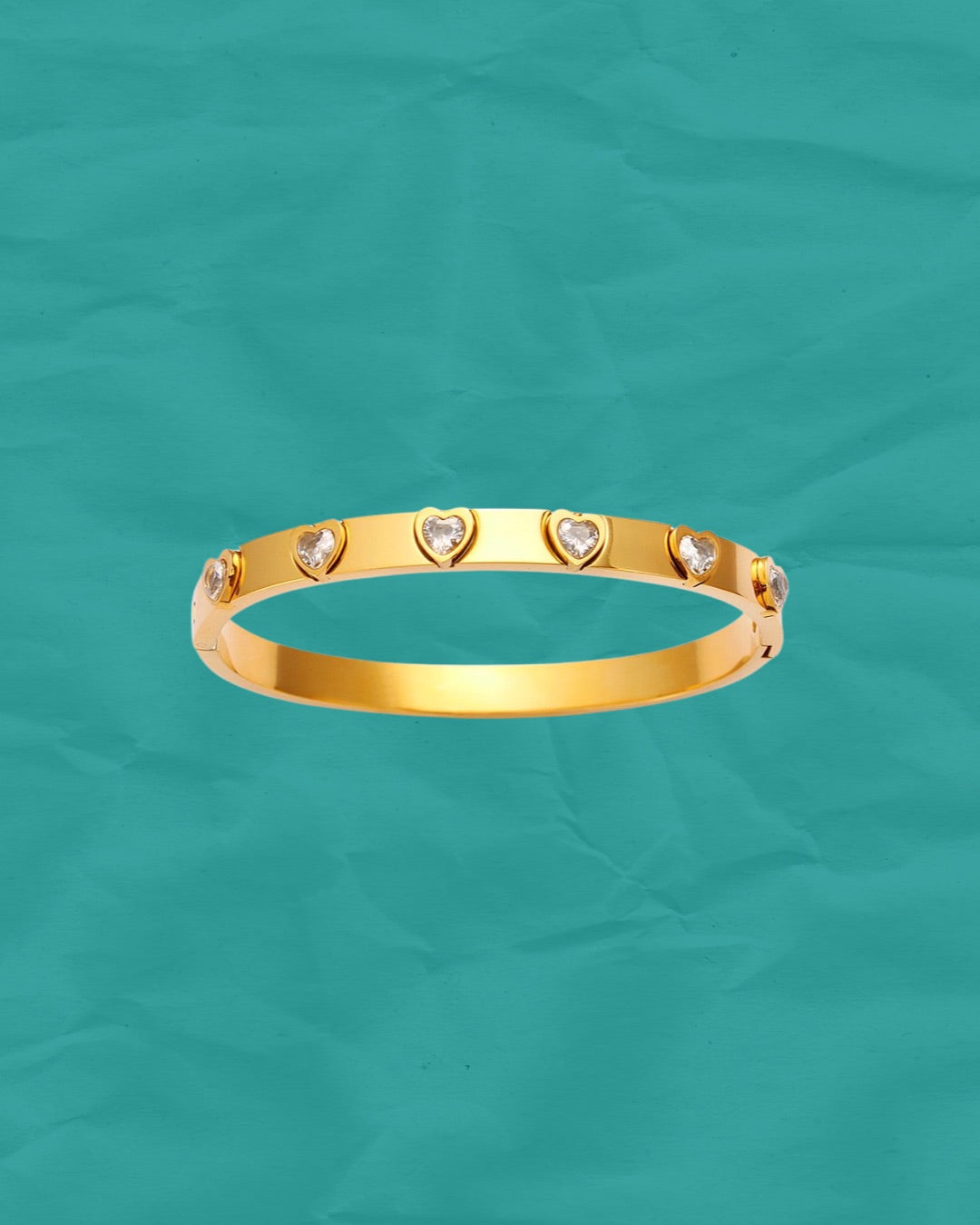 Bangle Corazoncitos Clear