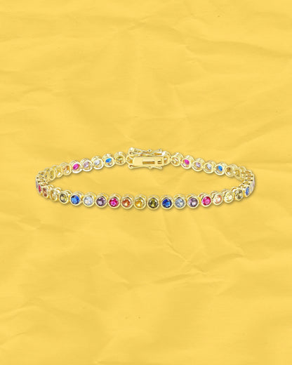 Tennis Bracelet Rainbow