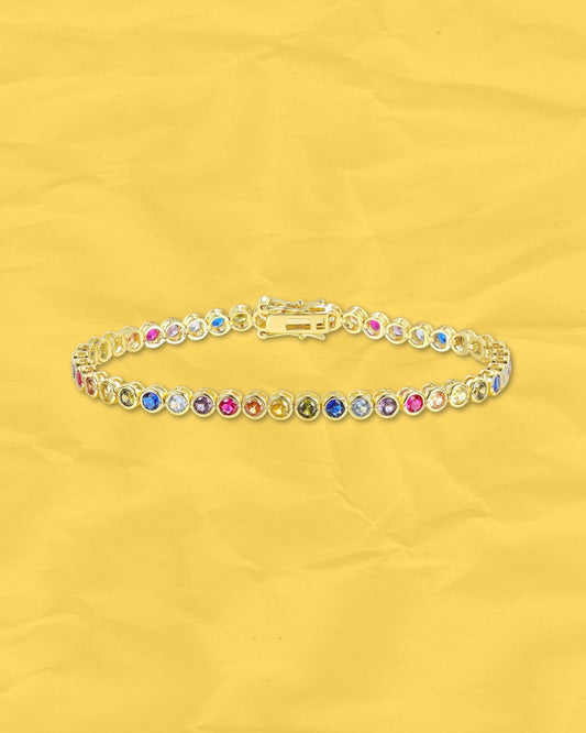 Tennis Bracelet Rainbow