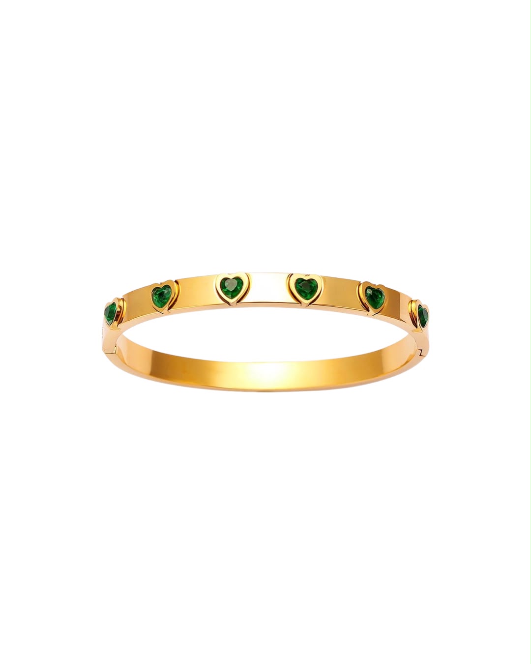 Bangle Corazoncito Verde
