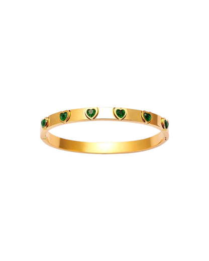 Bangle Corazoncito Verde