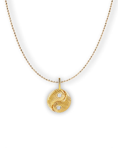 FLUTED YIN YANG CHARM