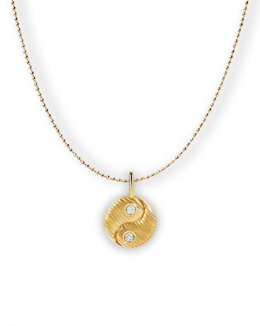 FLUTED YIN YANG CHARM