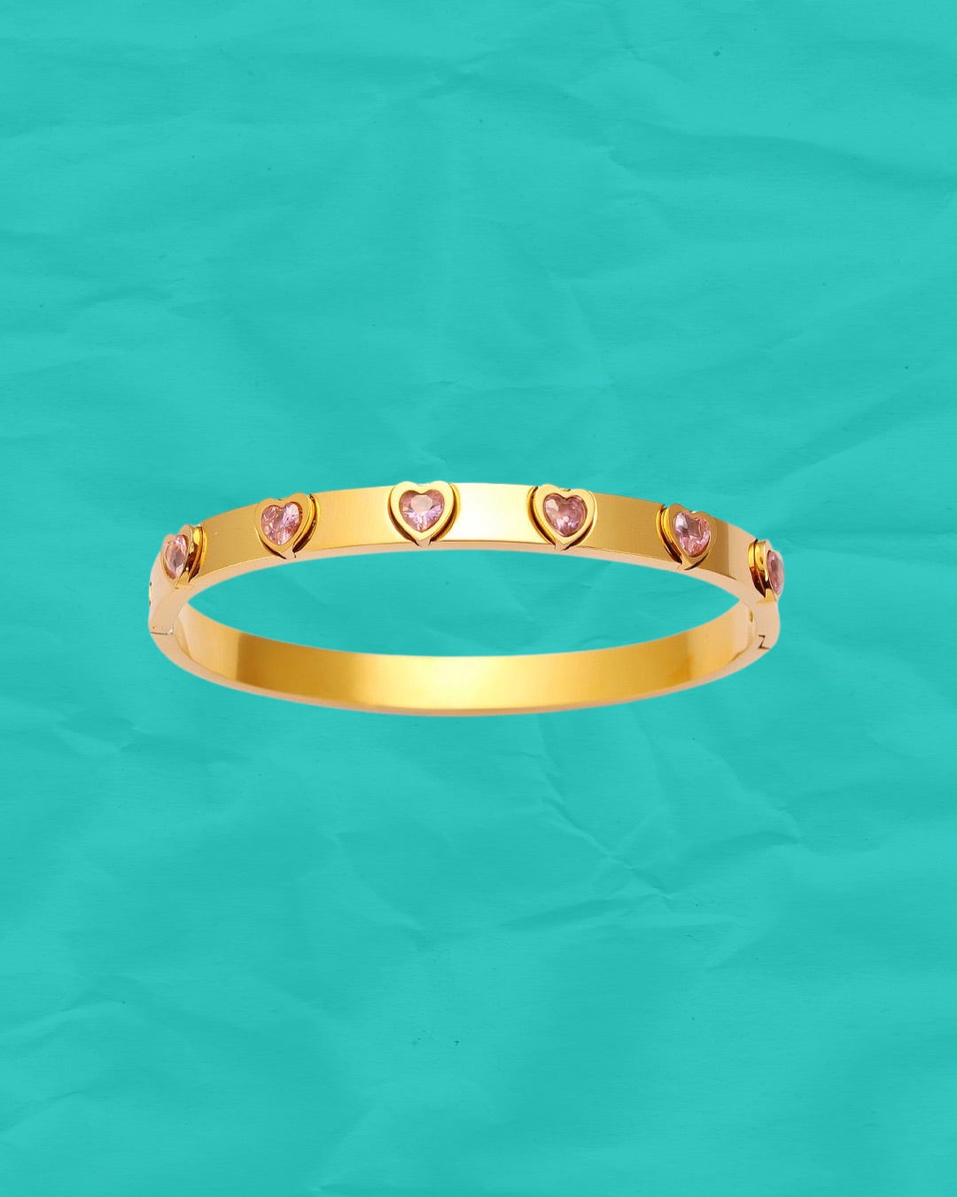 Bangle Corazoncito Rosa