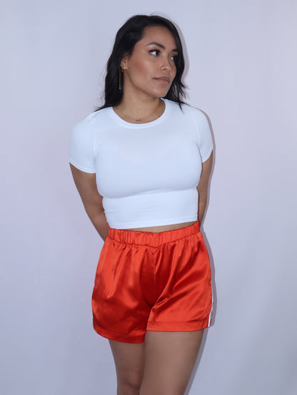 Cherry Luxe Satin