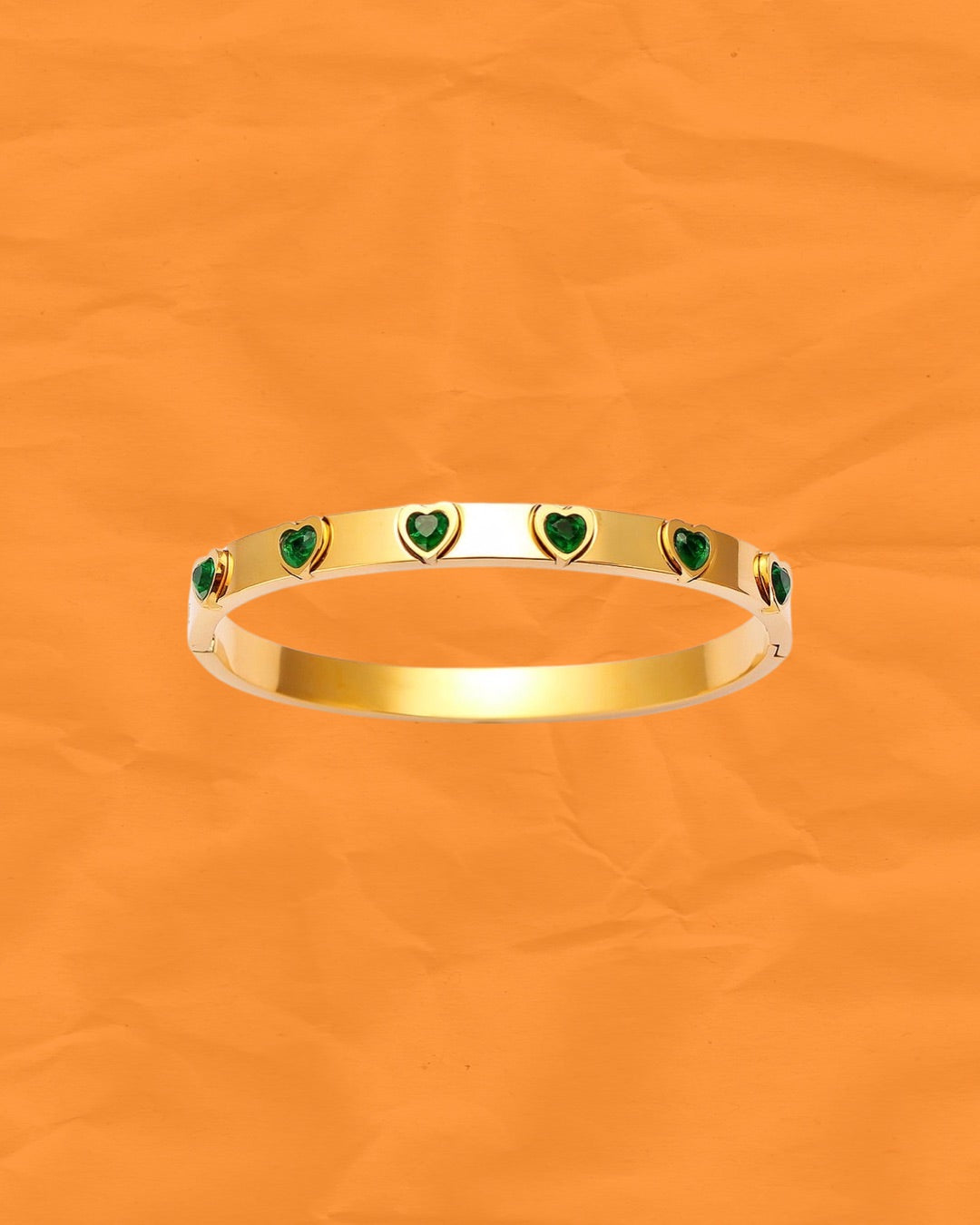 Bangle Corazoncito Verde