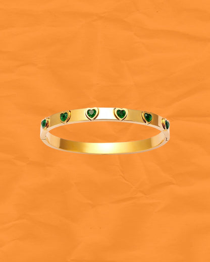 Bangle Corazoncito Verde