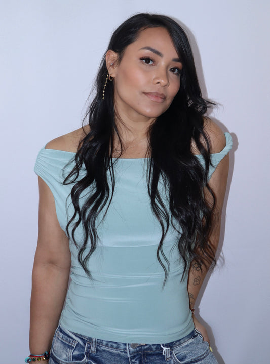 Assymmetric Shoulder Top