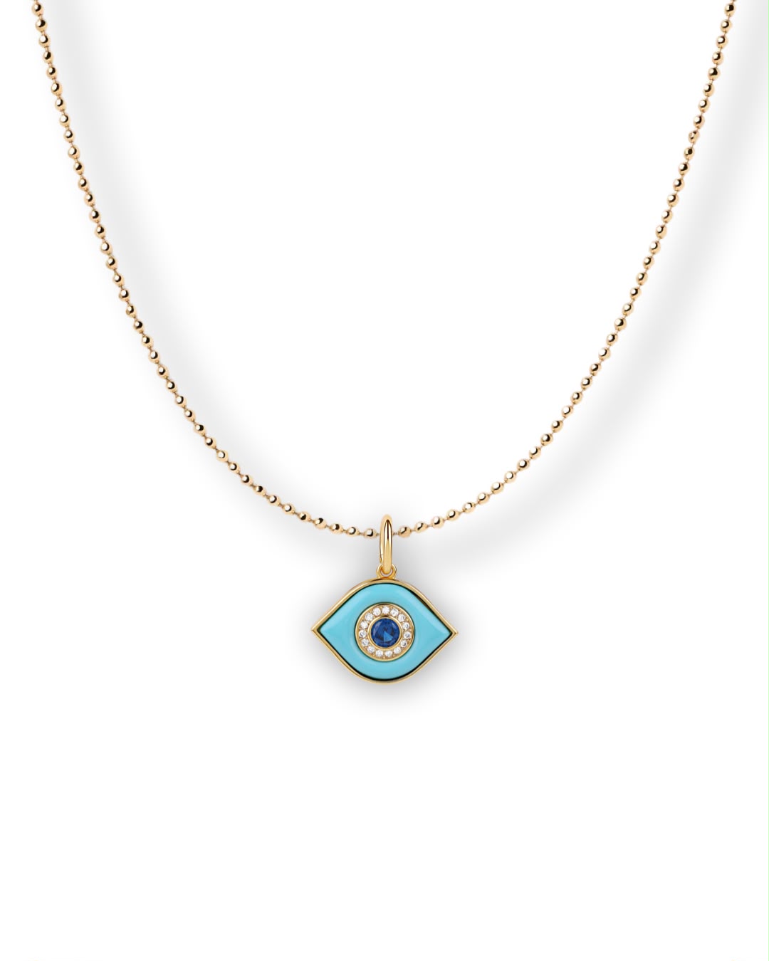 STONE EVIL EYE CHARM