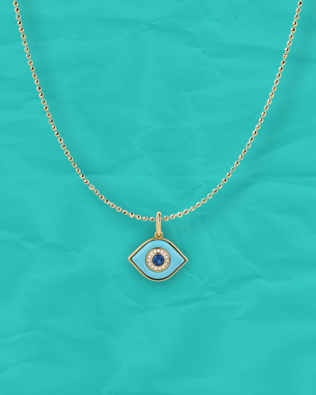 STONE EVIL EYE CHARM