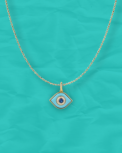 STONE EVIL EYE CHARM