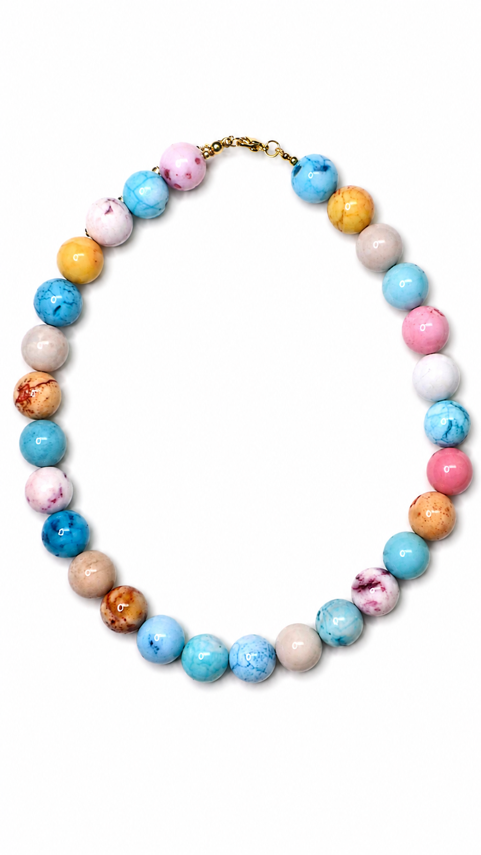 Candy Cloud Agate Necklace